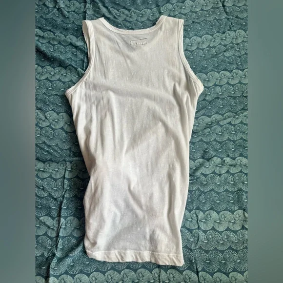 Current/Elliott White Graphic Tank Top - Picture 3 of 4